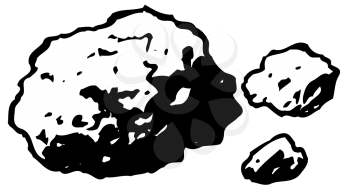 Royalty Free Clipart Image of Rocks