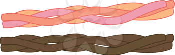 Royalty Free Clipart Image of Licorice Candy