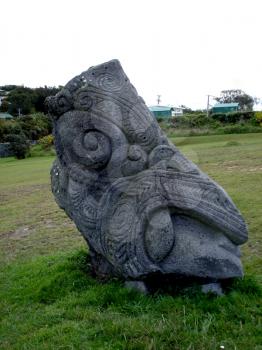 Royalty Free Photo of a Rock Sculpture