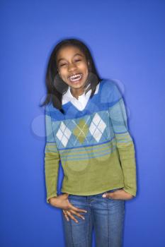 Royalty Free Photo of a Smiling Preteen Girl