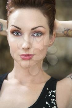 Royalty Free Photo of a Tattooed Woman