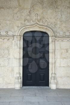 Royalty Free Photo of an Exterior of a Building in Lisbon, Portugal