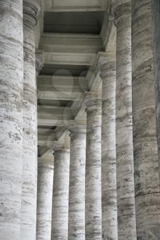 Royalty Free Photo of Marble Columns in Rome, Italy