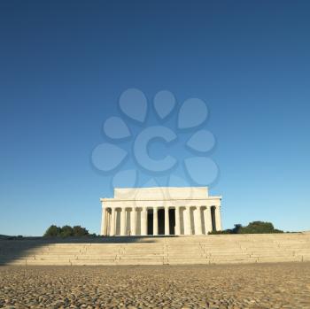 Royalty Free Photo of the Lincoln Memorial in Washington, D.C., USA
