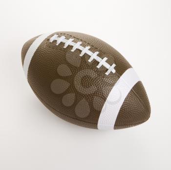 Royalty Free Photo of an American Football on a White Background