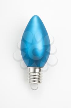 Royalty Free Photo of a Blue Christmas Ornament