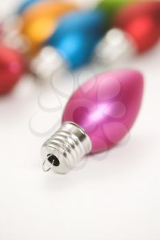 Royalty Free Photo of Still Life of Multicolored Christmas Ornaments