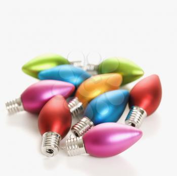 Royalty Free Photo of a Multicolored Christmas Ornaments