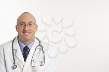 Royalty Free Photo of a Male Physician Smiling