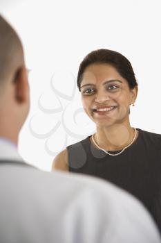 Royalty Free Photo of a Physician Talking With a Patient