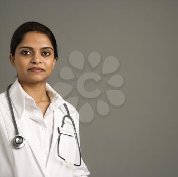 Royalty Free Photo of an Indian Woman Doctor Portrait