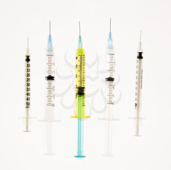 Royalty Free Photo of Hypodermic Needles 