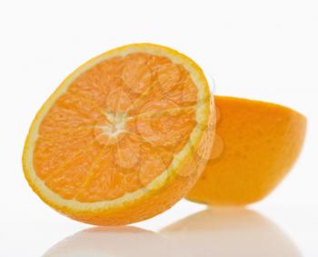 Royalty Free Photo of a Halved Orange