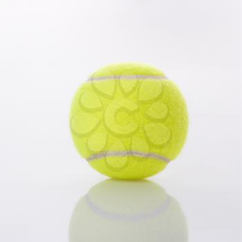 Royalty Free Photo of a Single Tennis Ball