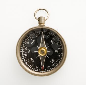 Royalty Free Photo of a Compass Pointing North