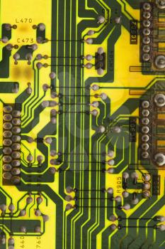 Royalty Free Photo of a Circuit Board Detail