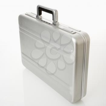 Royalty Free Photo of a Silver Metal Briefcase