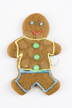 Gingerbread man cookie.