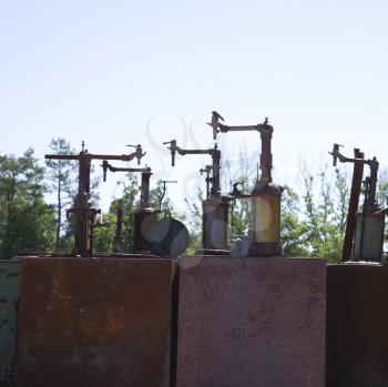 Royalty Free Photo of Old Rusted Metal Machinery 
