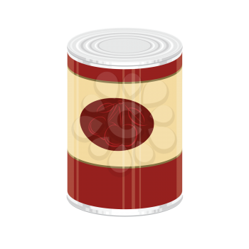 Royalty Free Clipart Image of a Can of Cherries