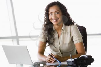 Royalty Free Photo of a Woman in an Office