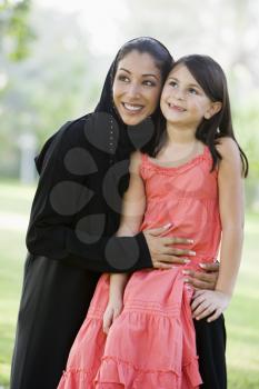 Royalty Free Photo of a Woman and Her Daughter
