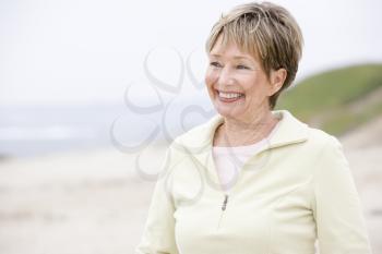 Royalty Free Photo of a Woman at the Beach