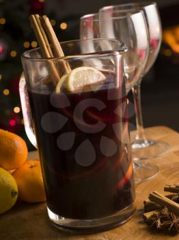 Royalty Free Photo of a Jug of Mulled Wine