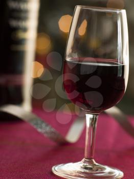 Royalty Free Photo of a Glass of Port