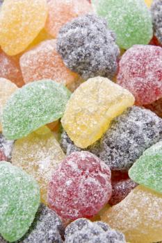 Royalty Free Photo of Sugared Fruit Chew Sweets