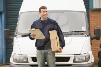 Royalty Free Photo of a Delivery Person