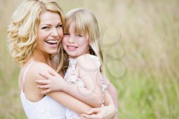 Royalty Free Photo of a Mother and Daughter