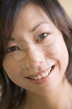 Royalty Free Photo of a Closeup of a Young Asian Woman