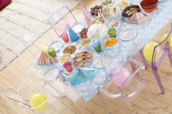 Royalty Free Photo of a Birthday Table