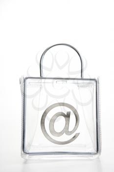Royalty Free Photo of an At Symbol in a Bag