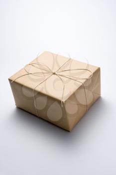Royalty Free Photo of a Package in Brown Paper