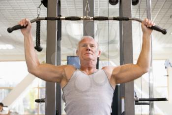 Royalty Free Photo of a Man Working Out