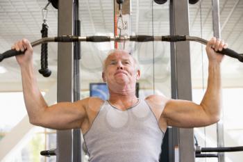 Royalty Free Photo of a Man Working Out