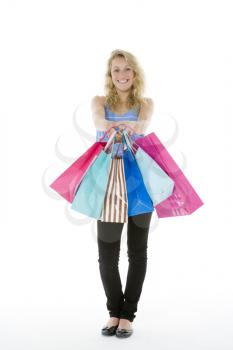 Royalty Free Photo of a Girl Shopping