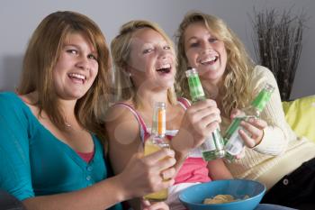 Royalty Free Photo of Girls With Drinks