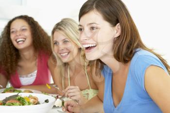 Royalty Free Photo of Girls Having Lunch