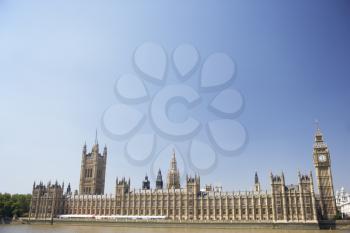 Royalty Free Photo of Big Ben and the House of Parliament