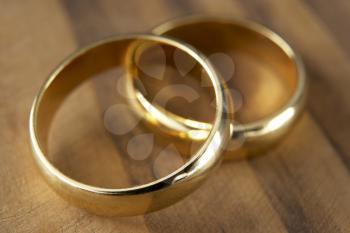 Royalty Free Photo of Two Wedding Rings