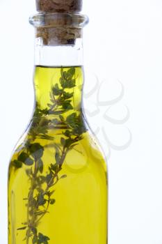 Royalty Free Photo of Olive Oil With Herbs