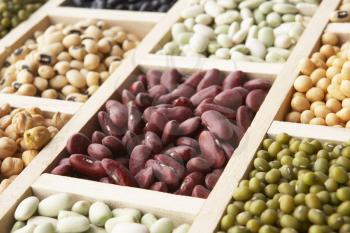 Royalty Free Photo of a Selection of Beans