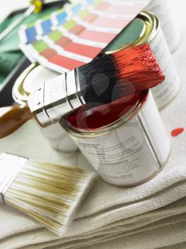 Royalty Free Photo of Painting Items