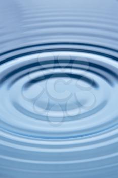 Royalty Free Photo of Concentric Circles in Water
