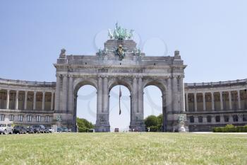Royalty Free Photo of an Arch in Brussels Belgium
