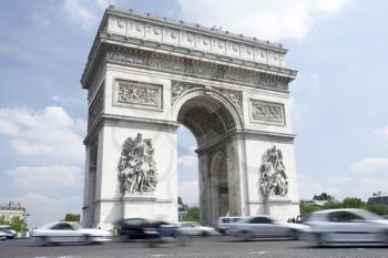 Royalty Free Photo of the Arc de Triomphe