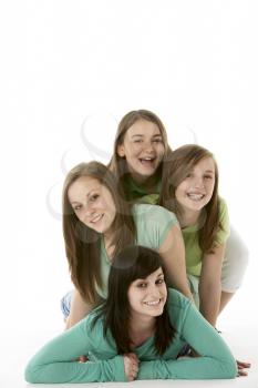 Group Of Teenage Girlfriends